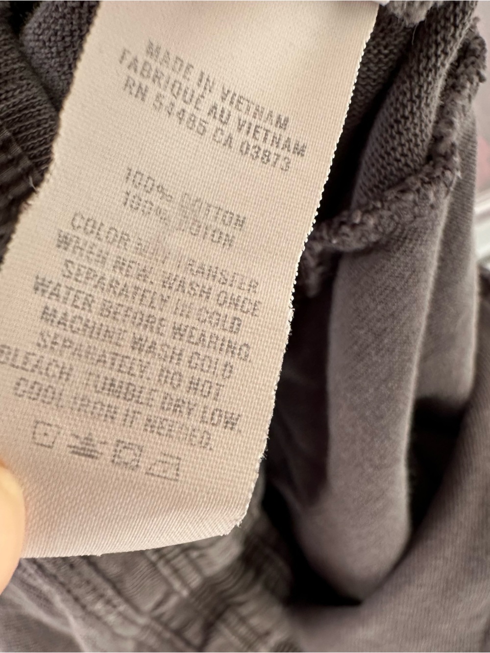 Aerie The Chill Jogger Distressed Carbon Gray Mineral Wash Sweatpants XL Lounge - Picture 8 of 10
